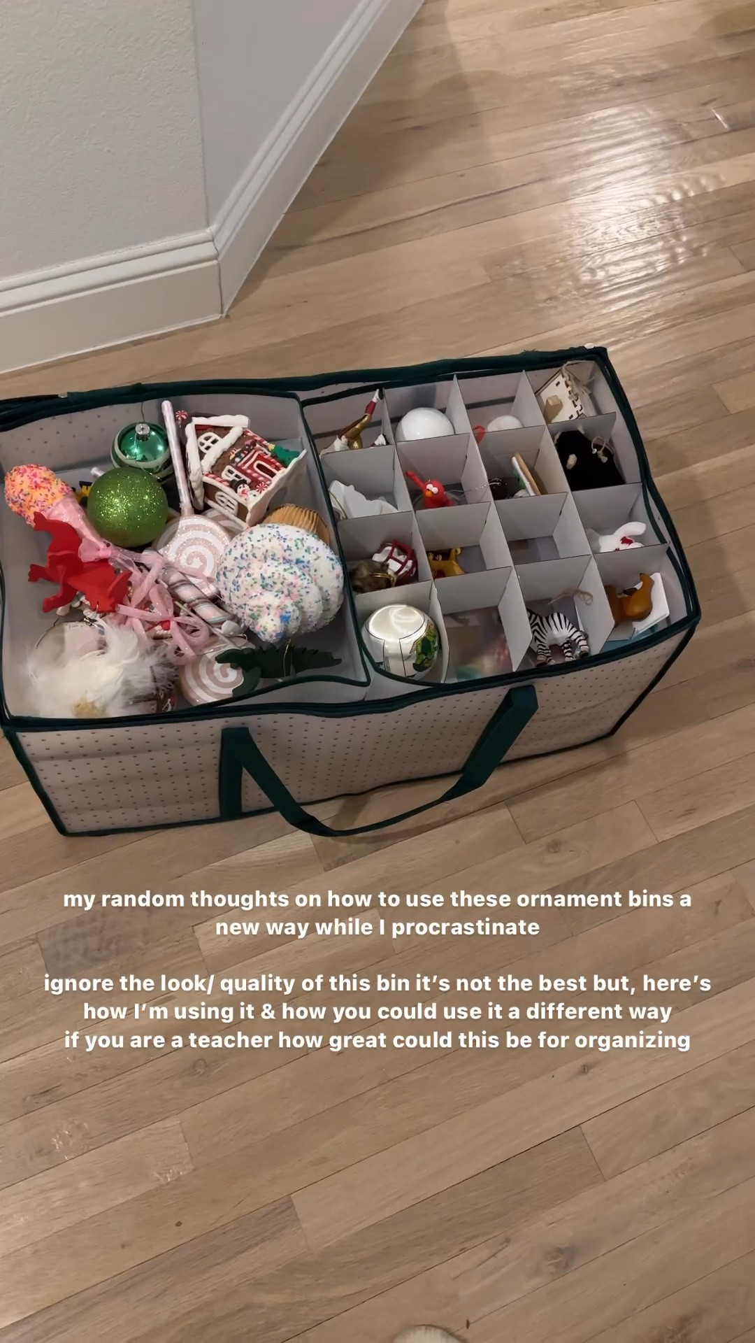 I linked this exact bin, but added several others that seem to be better quality. 





@Morgan.Speiser 
organization ideas, Christmas storage, teacher organization, Christmas ornament storage, teacher things. 

#LTKSeasonal #LTKVideo #LTKhome