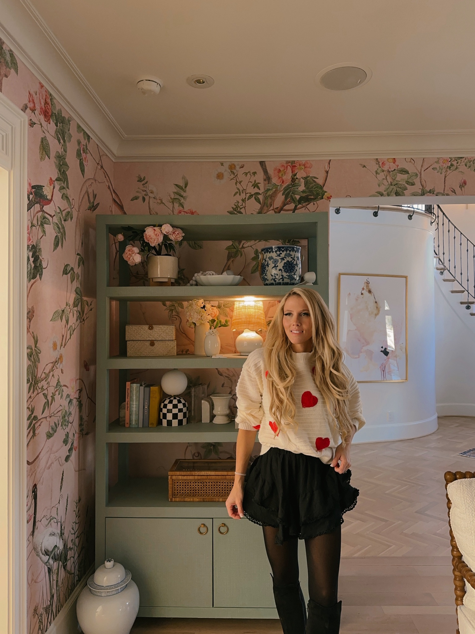 Heart sweater and pretty decor 🎀💕✨

#LTKHome #LTKStyleTip #LTKSeasonal