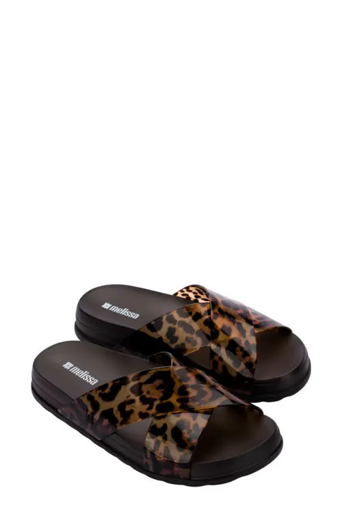 Melissa Cozy Cross Platform Slide Sandal in Brown at Nordstrom, Size 6 | Nordstrom