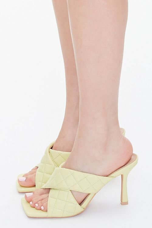 Quilted Crisscross Heels | Forever 21 (US)