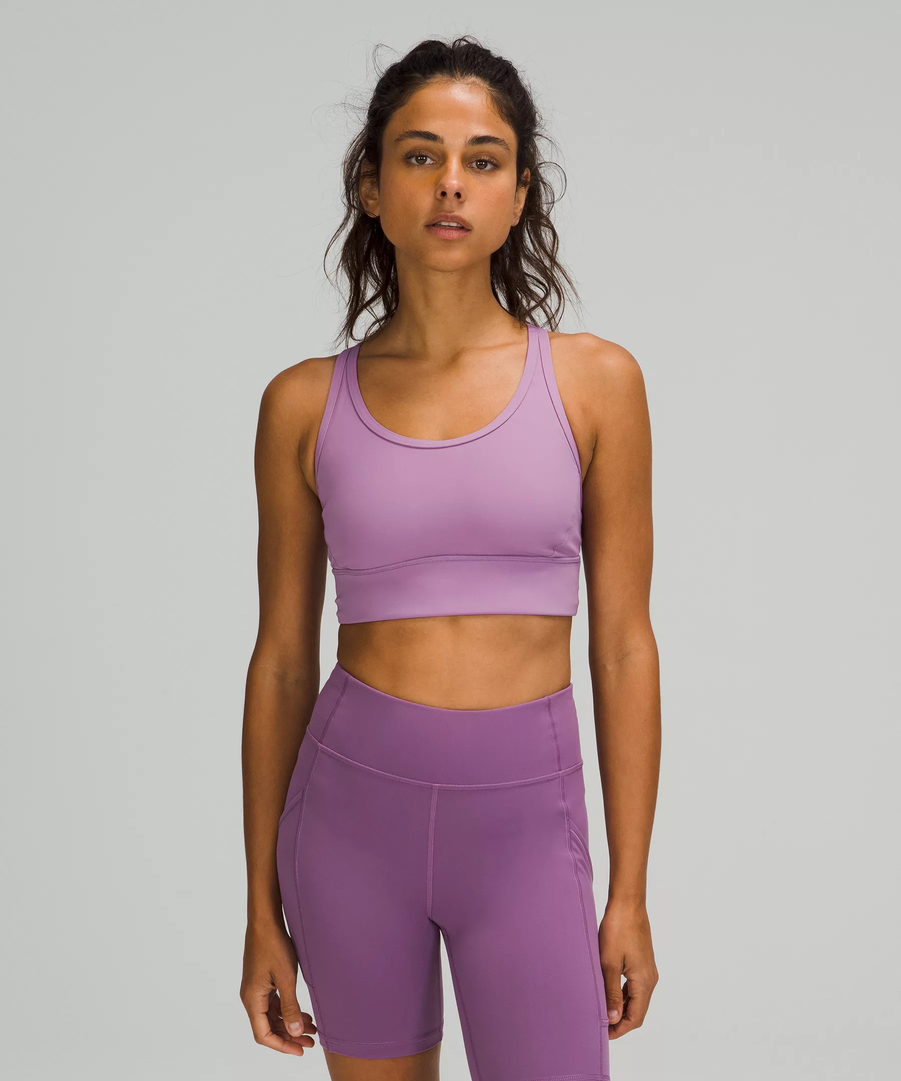 Mesh-Back Long Line Train Bra Medium Support, B/C Cups | Lululemon (US)