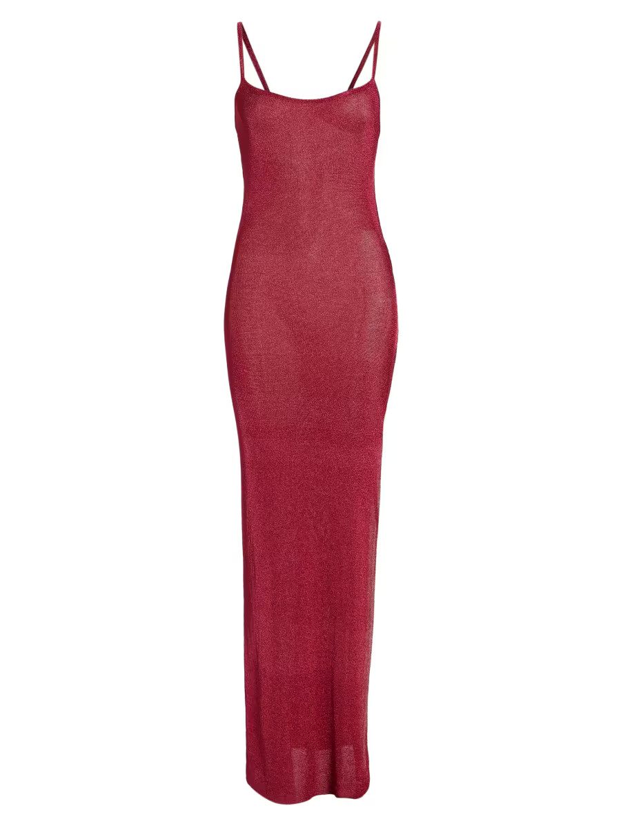 Adriana Iglesias Amina Open Tie-Back Maxi Dress | Saks Fifth Avenue