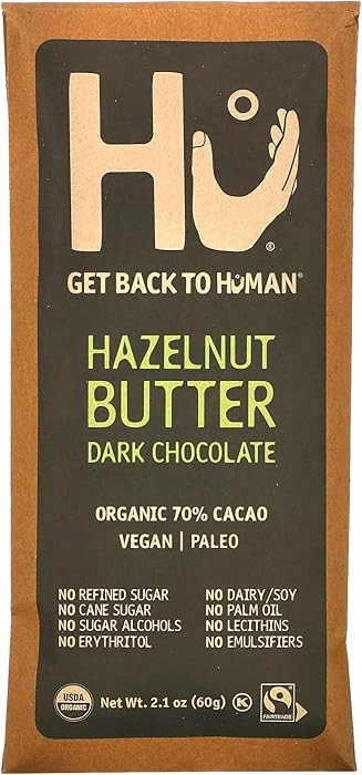 Hu Kitchen, Bar Chocolate Hazelnut Praline, 2.1 Ounce | Amazon (US)
