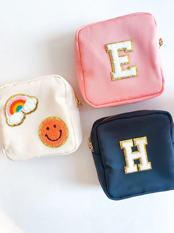 Nylon Cosmetic Bag Mini Custom Pouch Personalized Pouch - Etsy | Etsy (US)