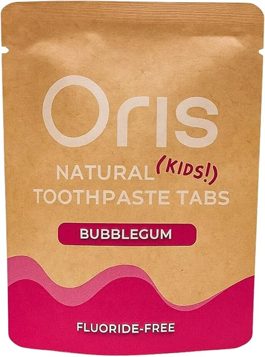 Oris Kids Toothpaste Tablets - Junior Fluoride-Free Chewable Tablets for Children, Nano Hydroxyap... | Amazon (US)