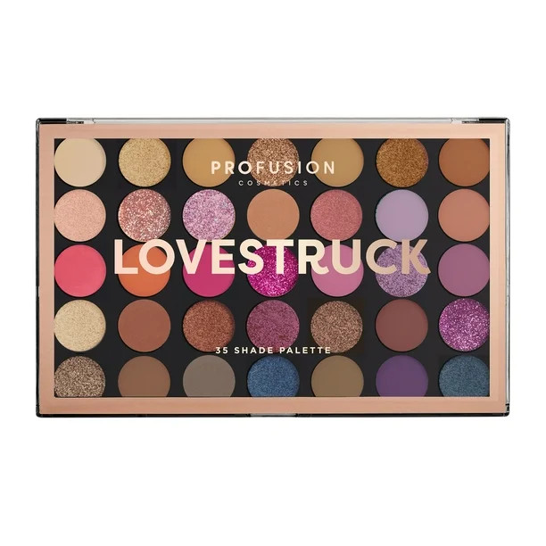 Profusion Cosmetics Lovestruck Palette, 35 Shades, 9.3 oz | Walmart (US)