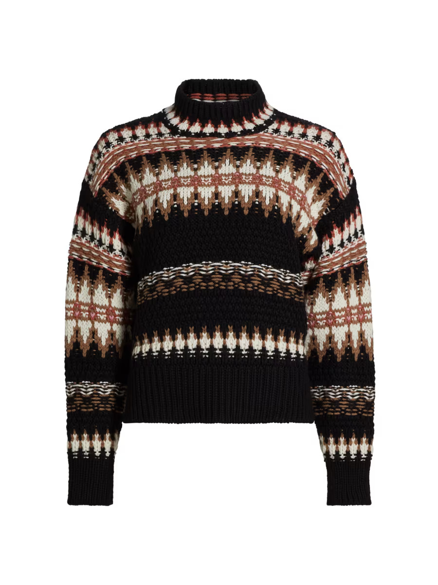 Splendid Henrietta Fair Isle Wool Sweater | Saks Fifth Avenue | Saks Fifth Avenue