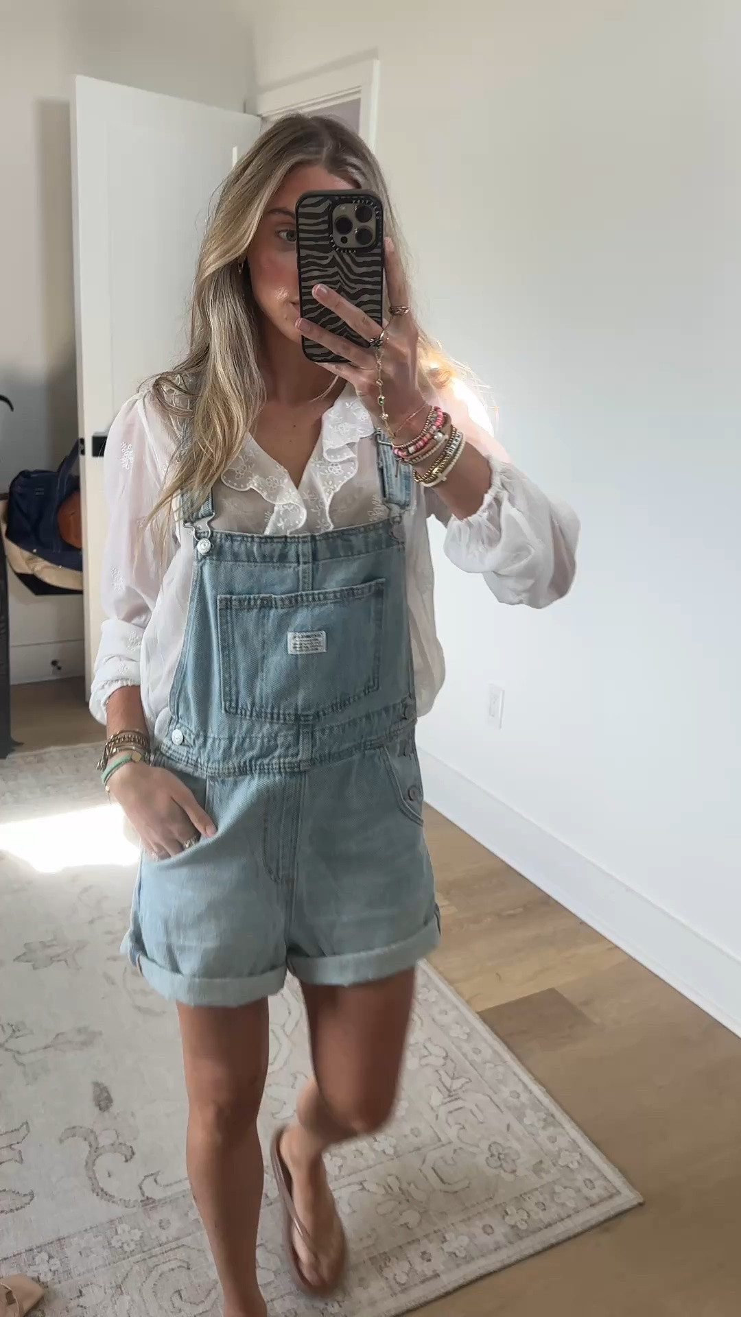 Monday date date looking for something casual but still stylish so I did my sheer lace blouse from @abercrombie with my @Natori nude lace bra under layered with my @levi shortalls these denim overalls are so cute and of course a flip flop but my favorite jelly @crocs

#LTKootd #LTKdayinmylife #LTKSeasonal