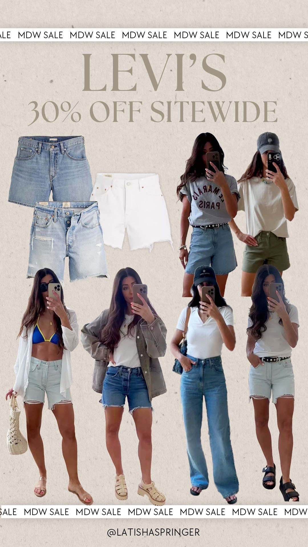 30% off site wide at Levi’s this MDW!

#levis

Fave denim. Fave denim shorts. Flattering denim shorts.

#LTKootd #LTKSaleAlert #LTKSeasonal
