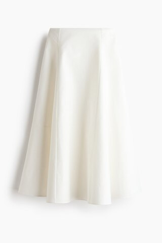 H & M - A-line skirt - White | H&M (UK, MY, IN, SG, PH, TW, HK)