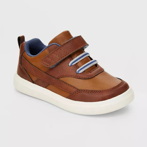 Toddler Boys' Surprize by Stride Rite Glow Adaptive Sneakers - Brown | Target