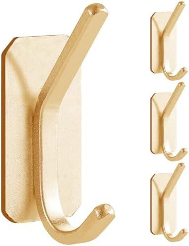 Paoli Heavy Duty Adhesive Wall Hooks, 30 lb Max Load Waterproof Hooks for Bathroom Towels Coats B... | Amazon (US)