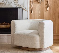 Cole Swivel Chair | Pottery Barn (US)