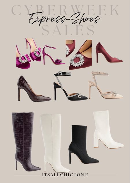 Love the holiday shoe collection Express has this year! I want them all in every color! Currently 50% off + free shipping no code necessary!

#LTKHoliday #LTKCyberweek #LTKSeasonal