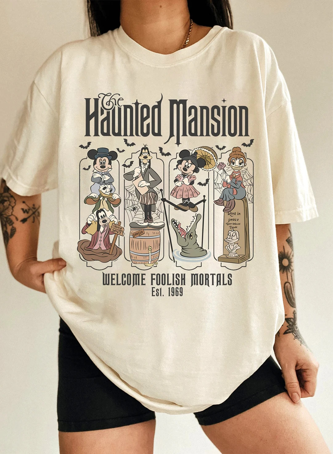 Disney Halloween Haunted Mansion Shirt, Mickey and Friends Halloween Shirt, Mickey's Not so Scary... | Etsy (US)