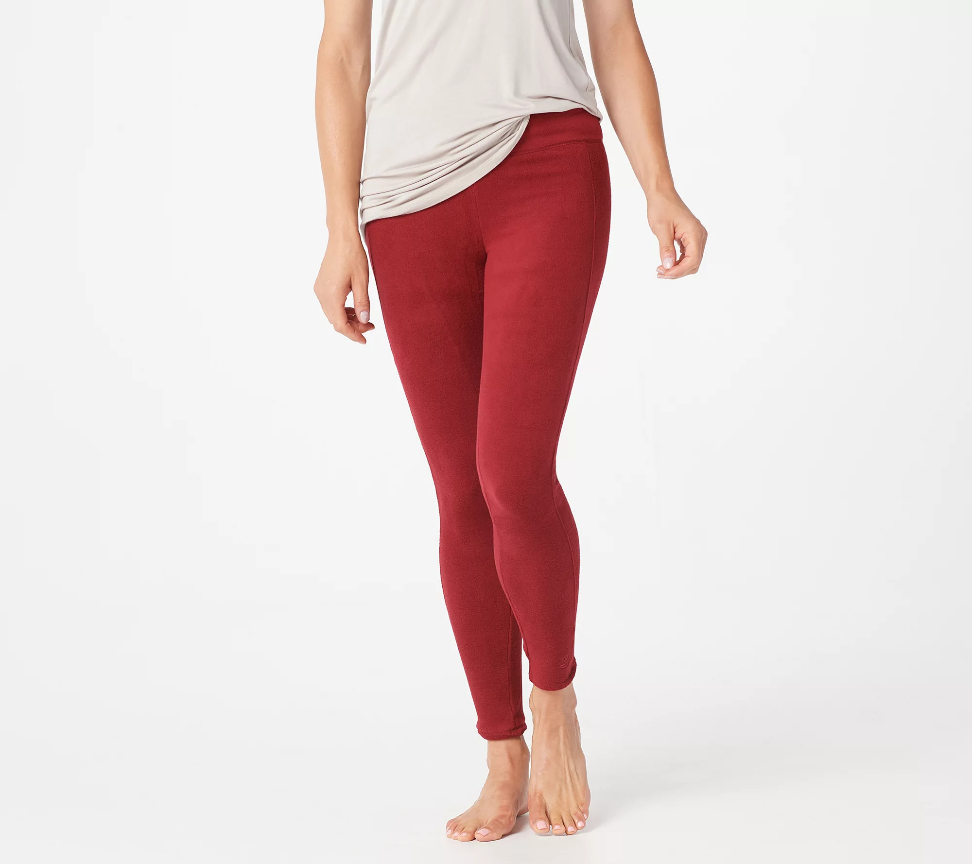 Cuddl Duds Fleecewear Stretch Leggings - QVC.com | QVC