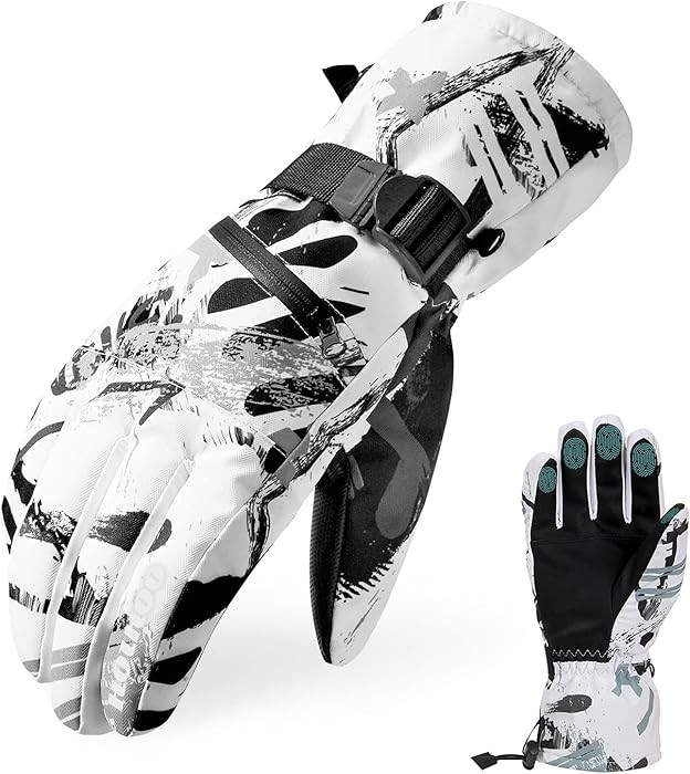Hoihoo Ski Gloves - Waterproof Winter Snowboarding Gloves for Men & Women, Touchscreen Compatible... | Amazon (US)