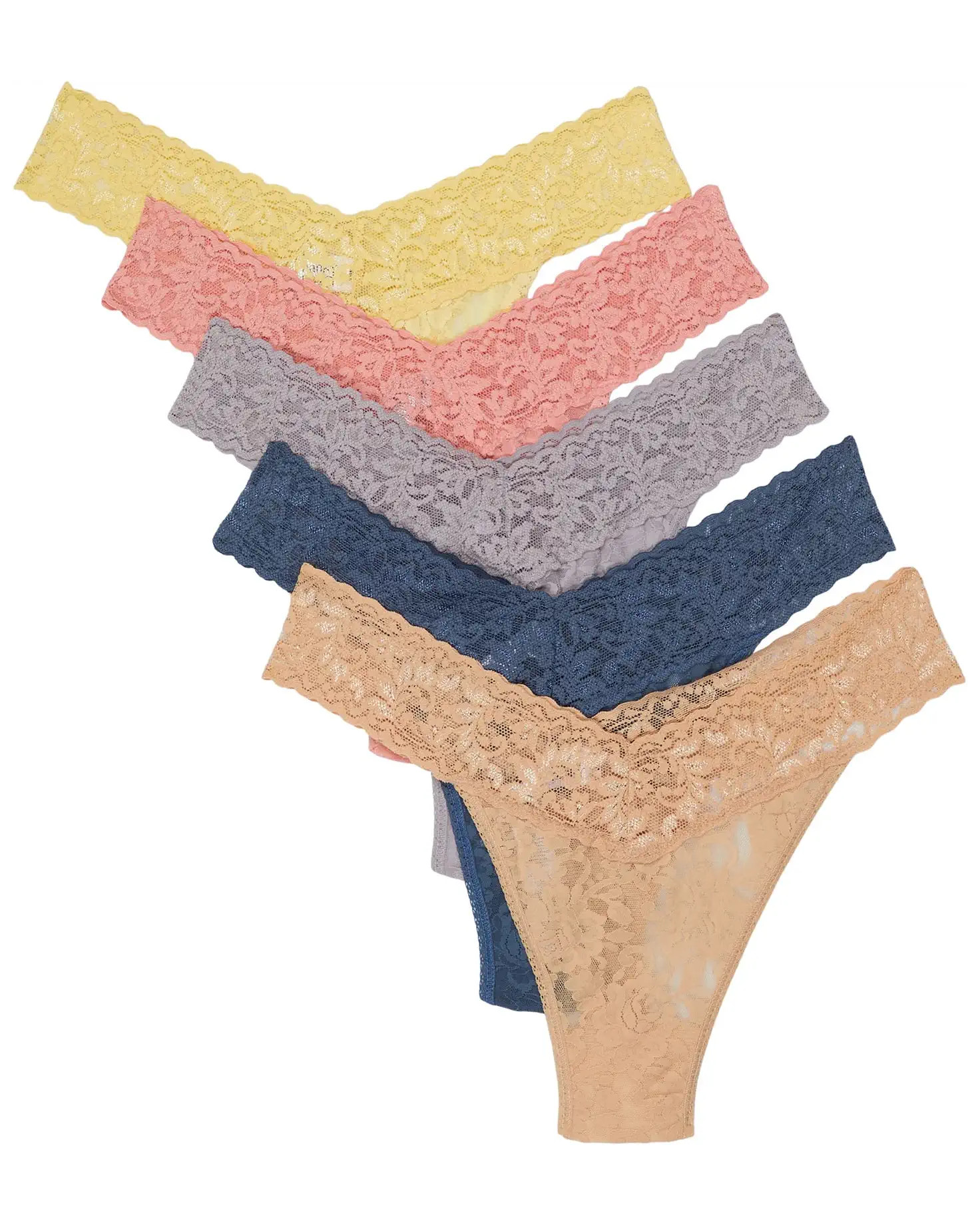 5-Pack Fashion Original Rise Thong | Zappos