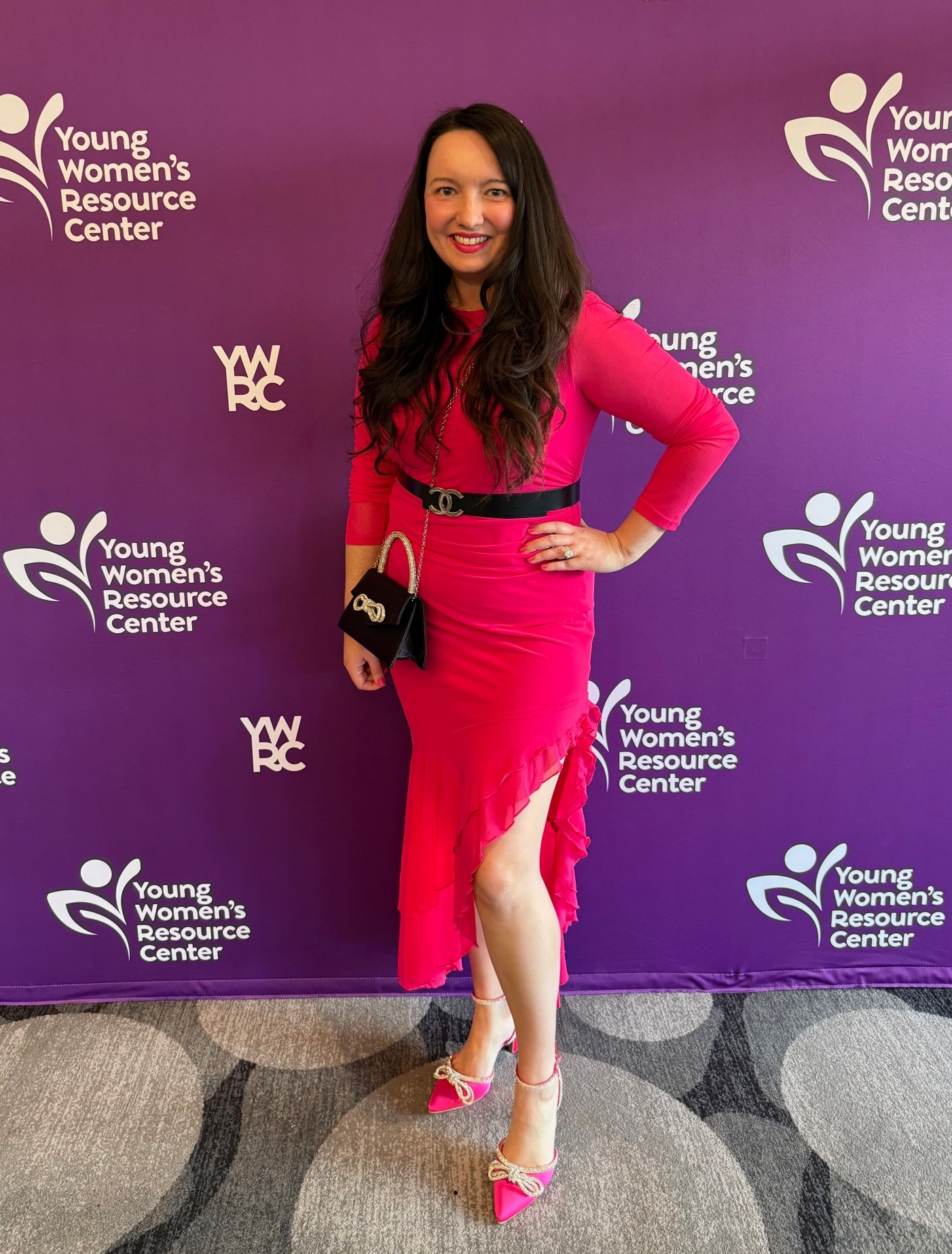 Wore this cute and comfortable dress from Amazon to a gala and got tons of compliments!  Comes in a variety of colors!  

Paired it with a Chanel belt and sparkly shoes and bag.  Shoes are from a couple of years ago from Target and bag is from TJ Maxx - similar items linked. 

#LTKWedding #LTKTall #LTKMidsize