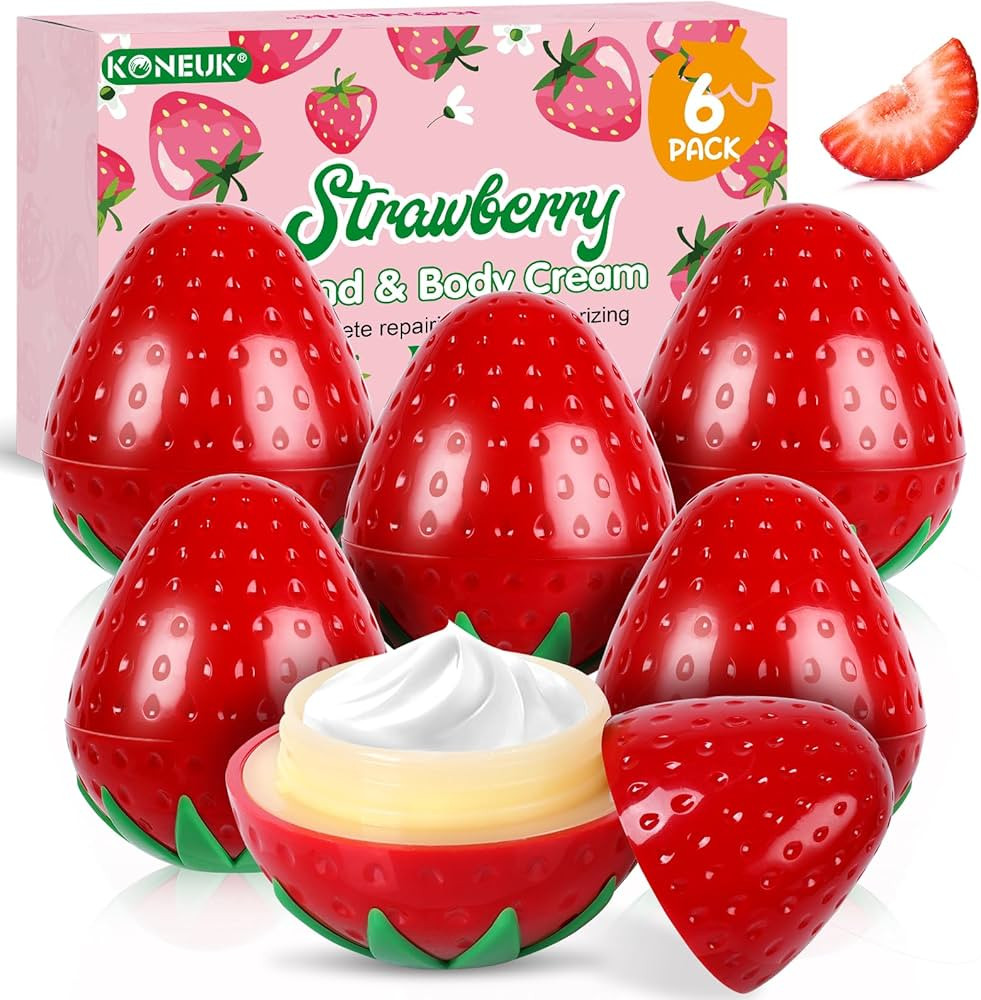 6 Pack Hand Cream Gifts Set For Women, Easter Basket Stuffers, Hand Lotion for Dry Cracked Hands,... | Amazon (US)