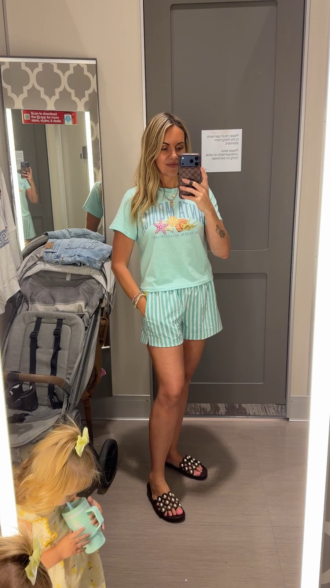 Did my true size small in both!

#LTKmomlife #LTKootd