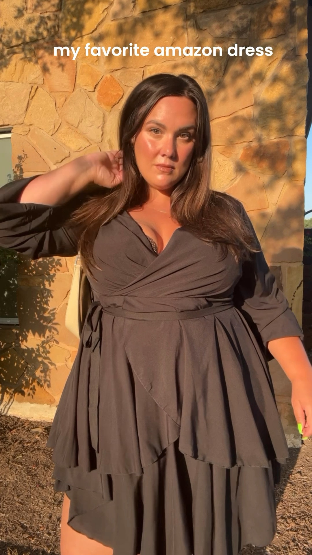 I wear this Amazon dress all season long size 2XL 

#LTKHoliday #LTKPlusSize #LTKFindsUnder50