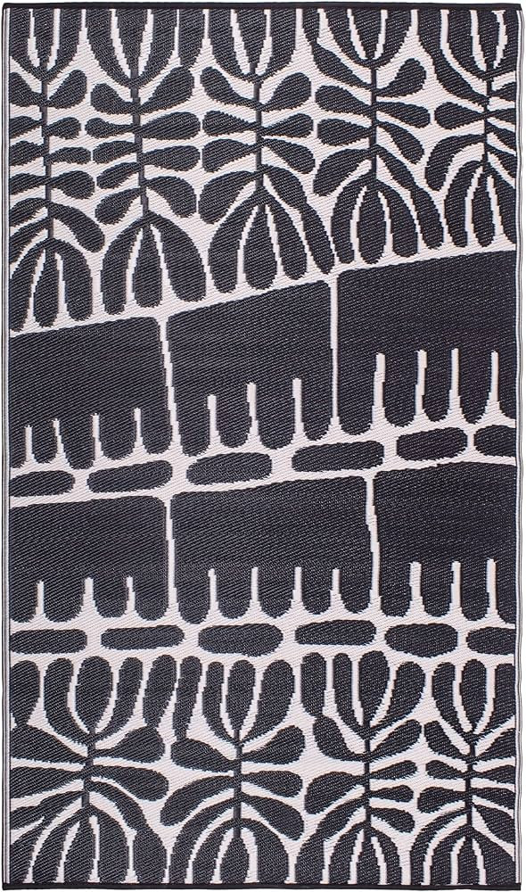 Fab Habitat Outdoor Rug - Waterproof, Fade Resistant, Crease-Free - Premium Recycled Plastic - Tr... | Amazon (US)