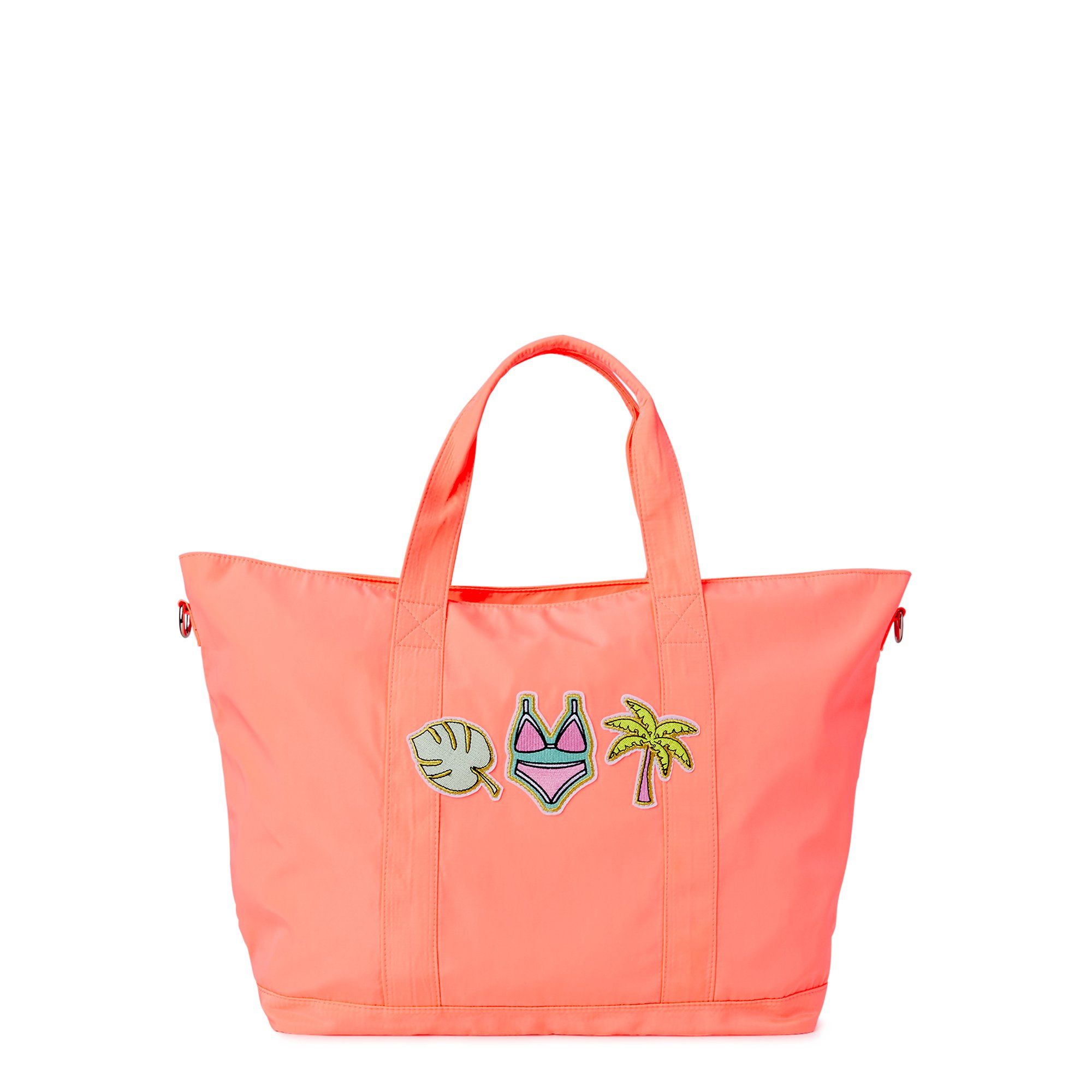 No Boundaries Nylon Beach Tote Bag | Walmart (US)