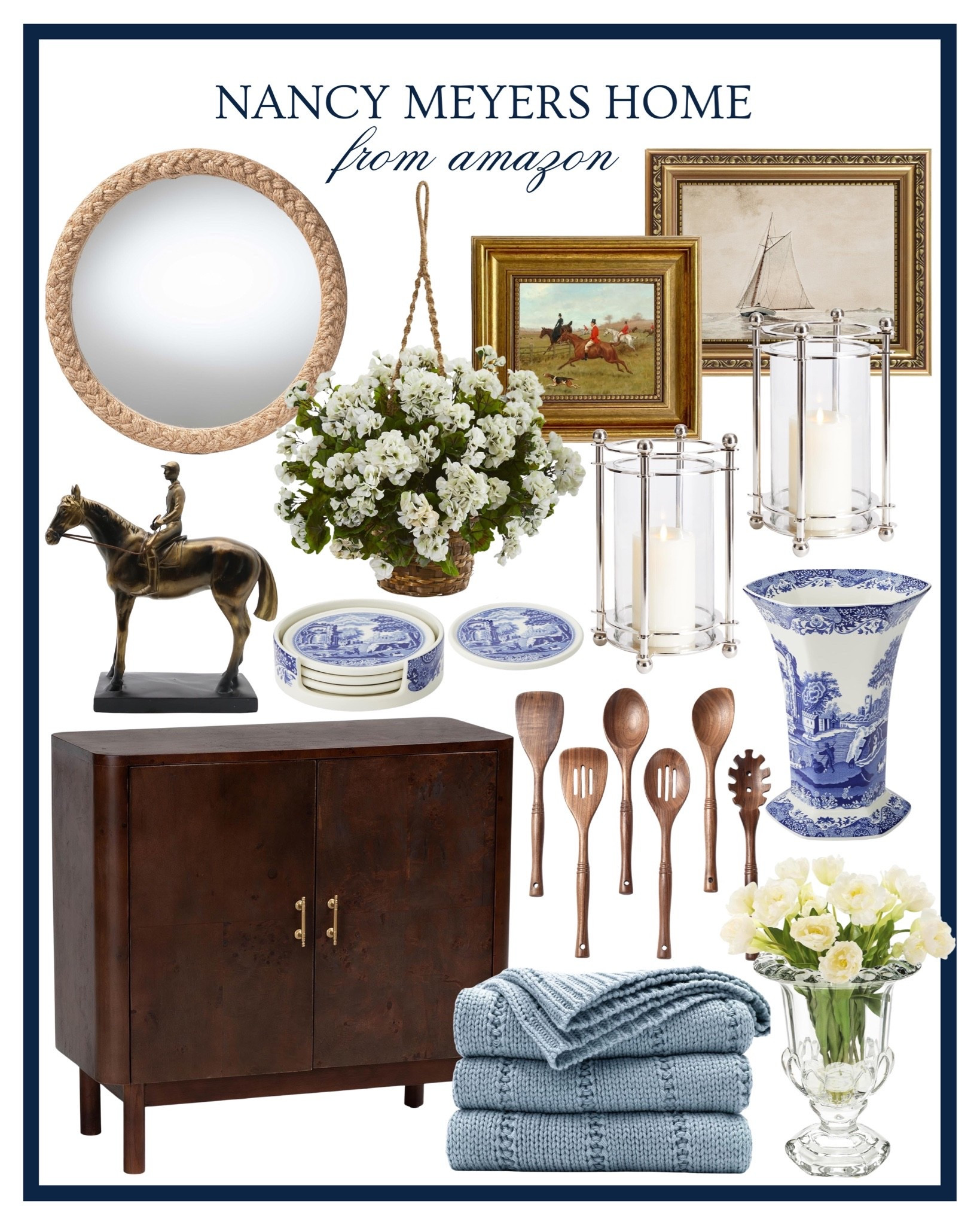 Nancy Meyers home inspiration from Amazon 🤎🐎🌊⛳️ Amazon Home, Old Money Home, Coastal Grandmother Home, Coastal Grandma Home, Home Decor