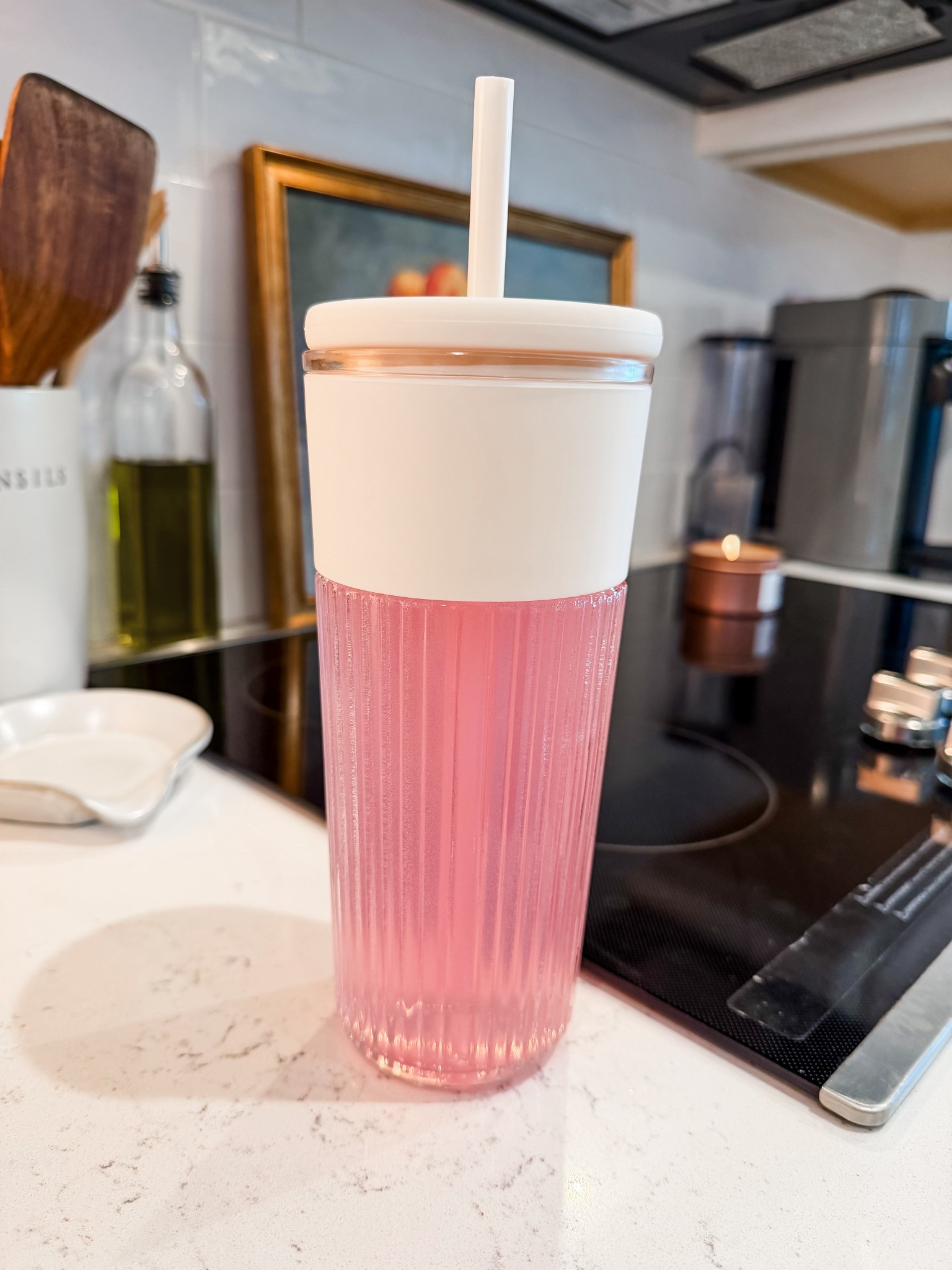 How pretty is this cup 😍 I use it for my electrolytes which are the best electrolytes I’ve ever had! The taste, the ingredients…👏🏼 So good!!! My favorite flavors are raspberry and cherry icee! 

health, wellness, electrolytes, target 

#LTKmorningroutine #LTKdayinmylife #LTKfitnessgoals