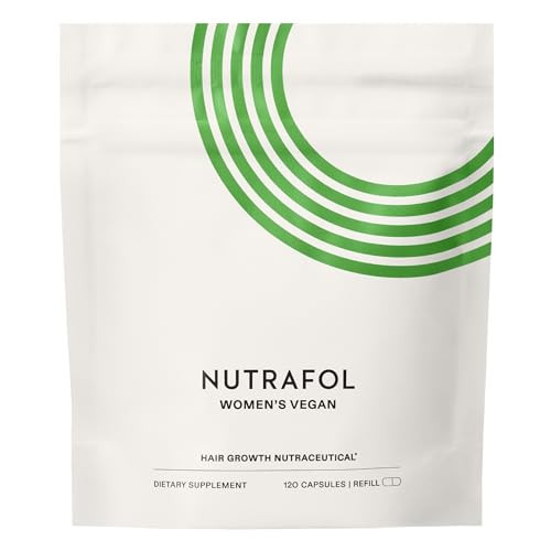 Nutrafol Women's Hair Growth Supplements, for Women 18-44 Years Old, Clinically Tested for Visibly Thicker, Stronger Hair, 100% Vegan Ingredients, Dermatologist Recommended - 1 Month Supply, 1 Pouch | Amazon (US)