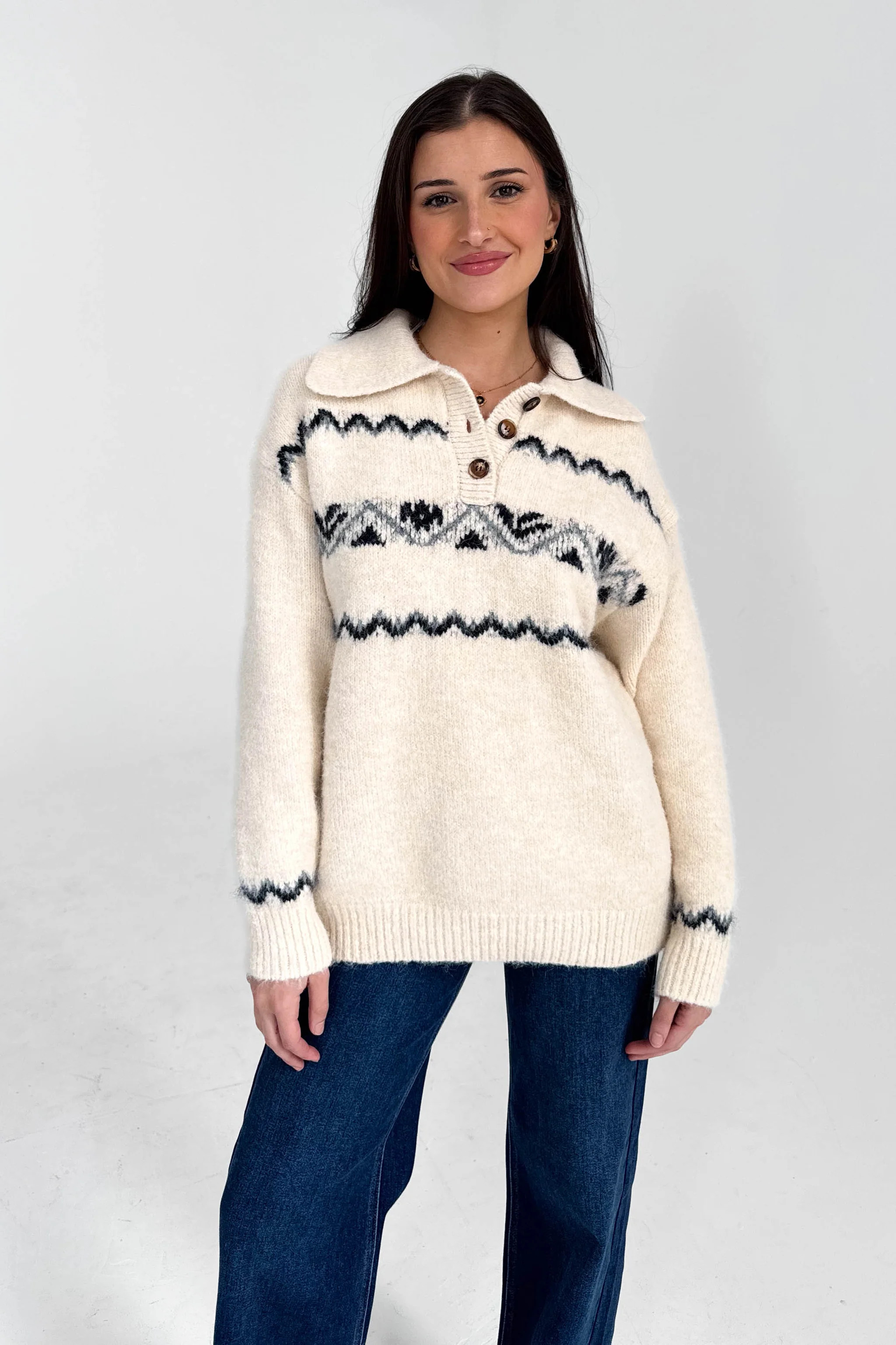 Into Fall Sweater | Grey Bandit