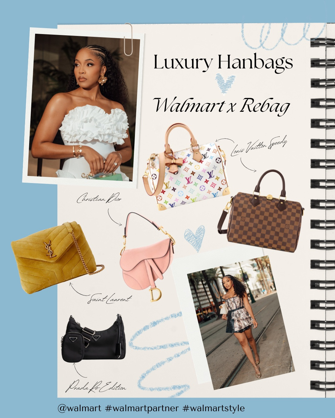 One of my favorite ways to save on designer bags is shopping at Walmart! Did you know they have an extensive collection with Rebag, of pre-loved luxury purses? Here are a few of my favorites! @walmart #walmartpartner #walmartstyle

#LTKootd #LTKSaleAlert #LTKU