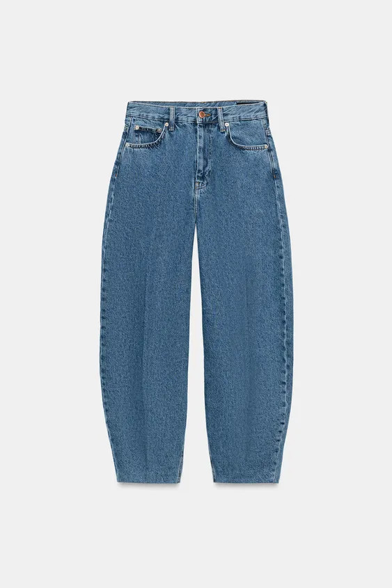 ZW COLLECTION TAPERED JEANS MIT HOHER TAILLE | Zara DE