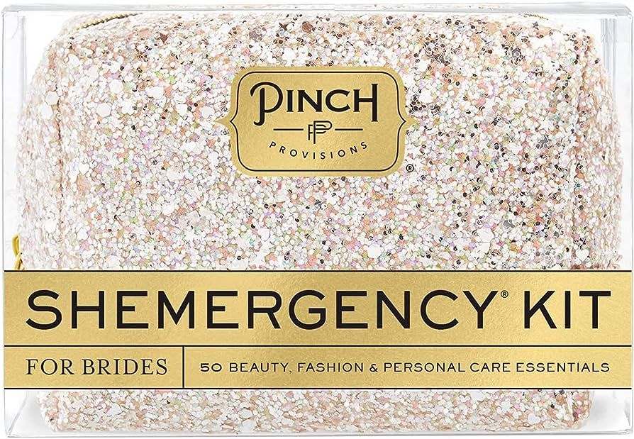 Pinch Provisions Brides Shemergency Kit, 50 Must-Have Emergency Essential Items for the Wedding D... | Amazon (US)