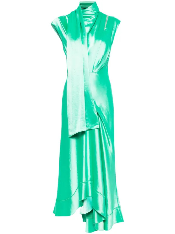 Giles satin dress | Farfetch Global