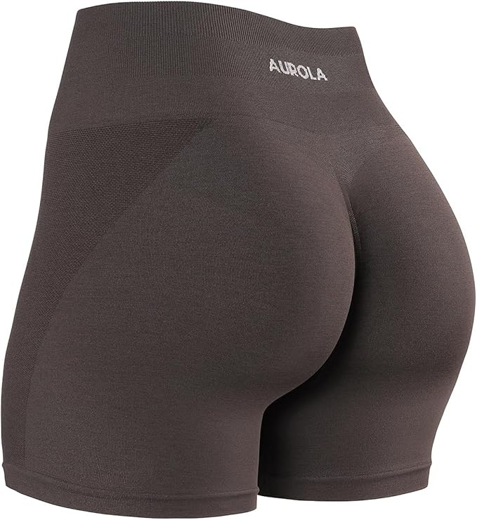 AUROLA Intensify Shorts Women's Athletic Seamless High Waisted Running Gym Fitness Yoga Workout S... | Amazon (US)