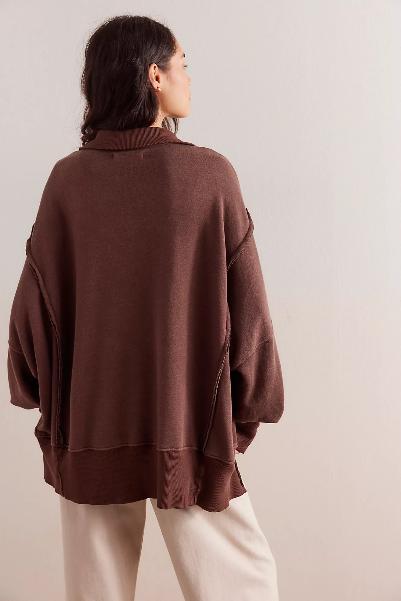 We The Free Camden Henley Sweatshirt | Free People (Global - UK&FR Excluded)