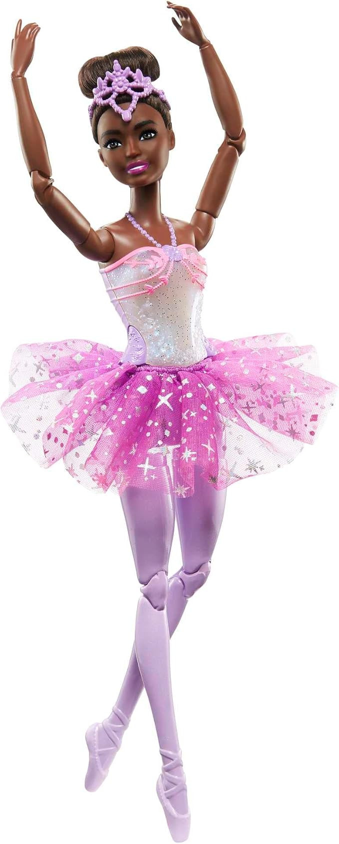 Barbie Dreamtopia Twinkle Lights Ballerina Doll with Brunette Hair & Light-Up Feature Wearing Rem... | Amazon (US)