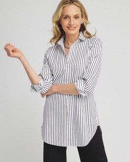 No Iron™ Stripe Tunic | Chico's