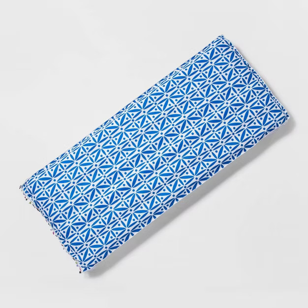 Towel Top Pool Float Blue/White - Sun Squad™ | Target