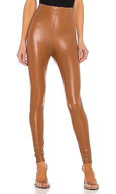 Commando Faux Leather Legging in Cocoa from Revolve.com | Revolve Clothing (Global)