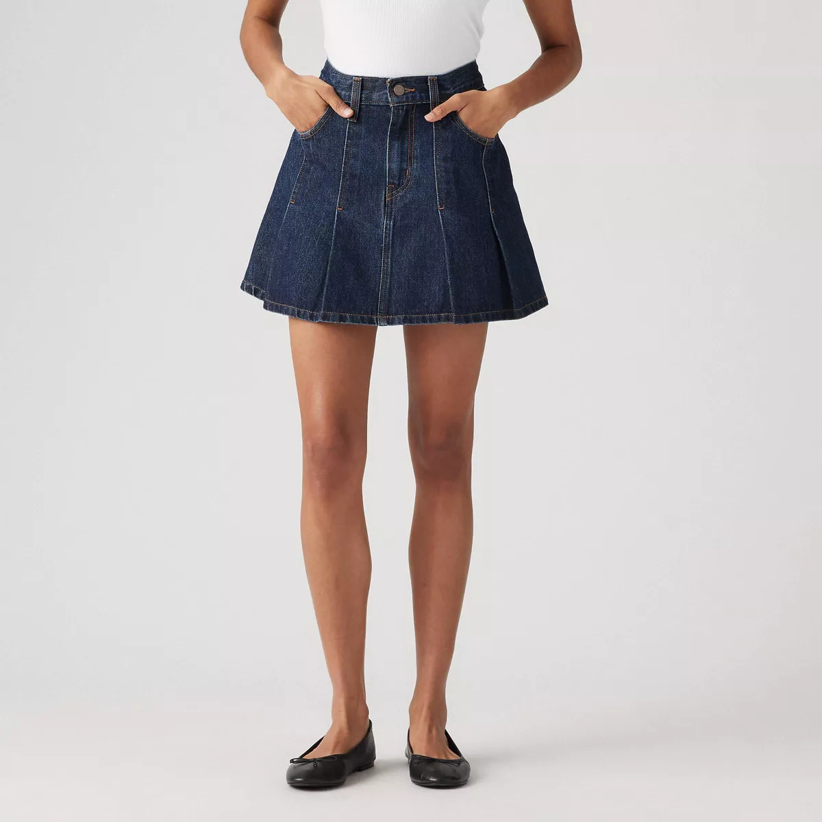 Levi's® Women's Pleated Mini Skirt - Remember Together 26 | Target