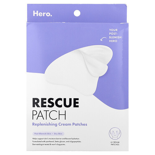 Hero Cosmetics, Rescue Patch, 6 Cream Patches | iHerb