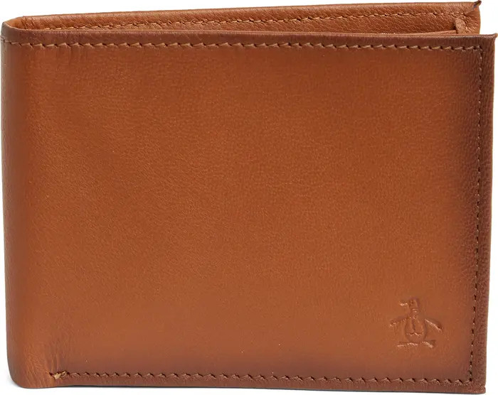 RFID Slim Bifold Leather Wallet | Nordstrom Rack