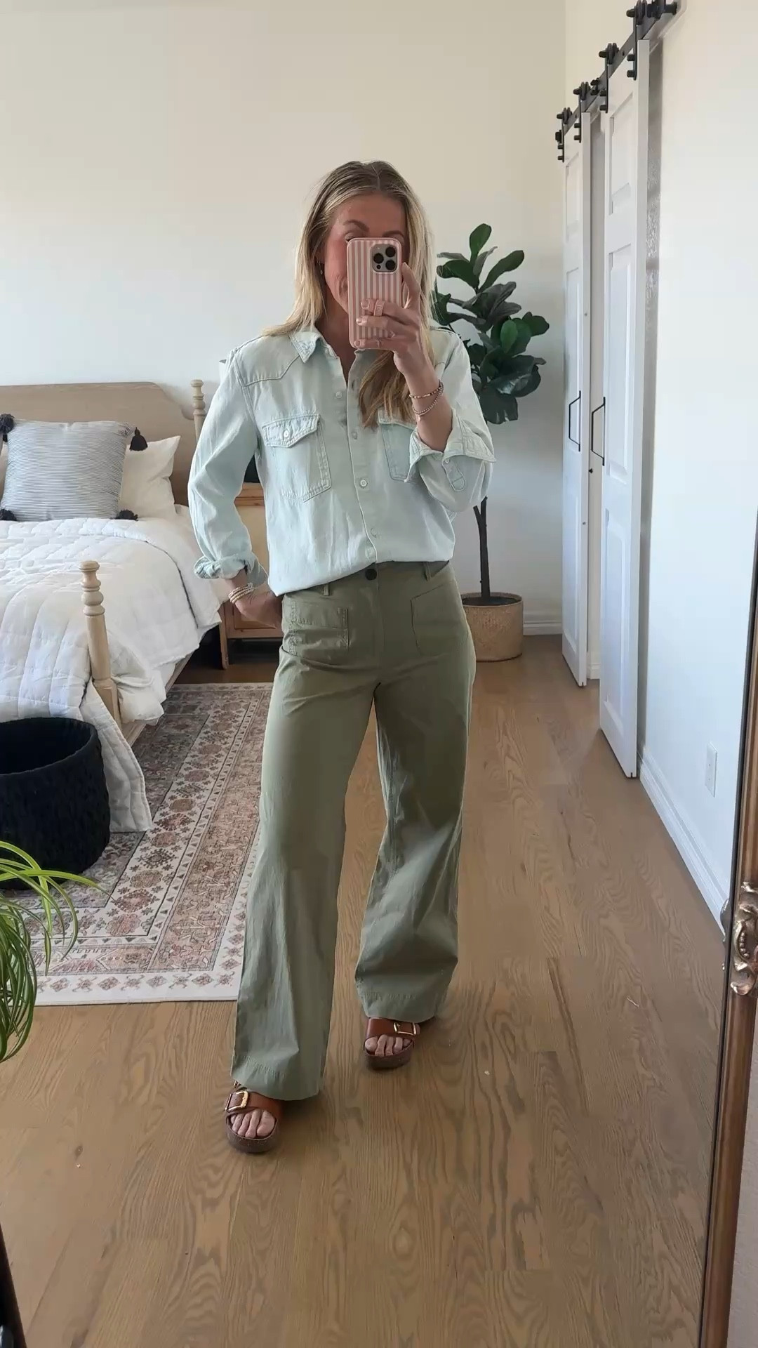 Entire outfit is from Walmart!! Absolutely love these pants. I’m wearing small. Size down if you’re in between sizes. And the button up is from the Jessica Simpson line at Walmart. 

Walmart fashion, Sarah Joy, ootd, Easter, casual outfit 

#LTKgrwm #LTKdayinmylife #LTKootd