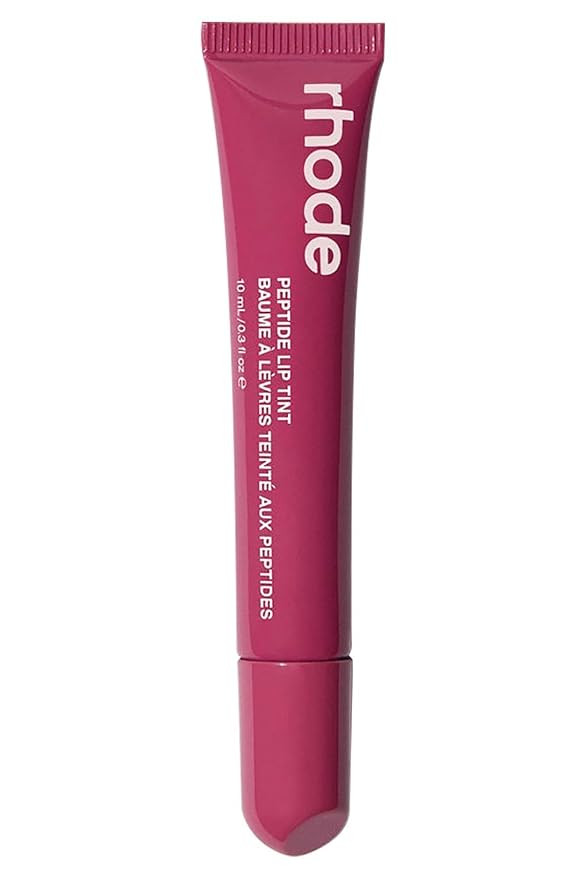 Rhode Peptide Lip Tint, Sheer Color and Hydrating Finish, 3 fl oz, 10ml (Raspberry Jelly) | Amazon (US)