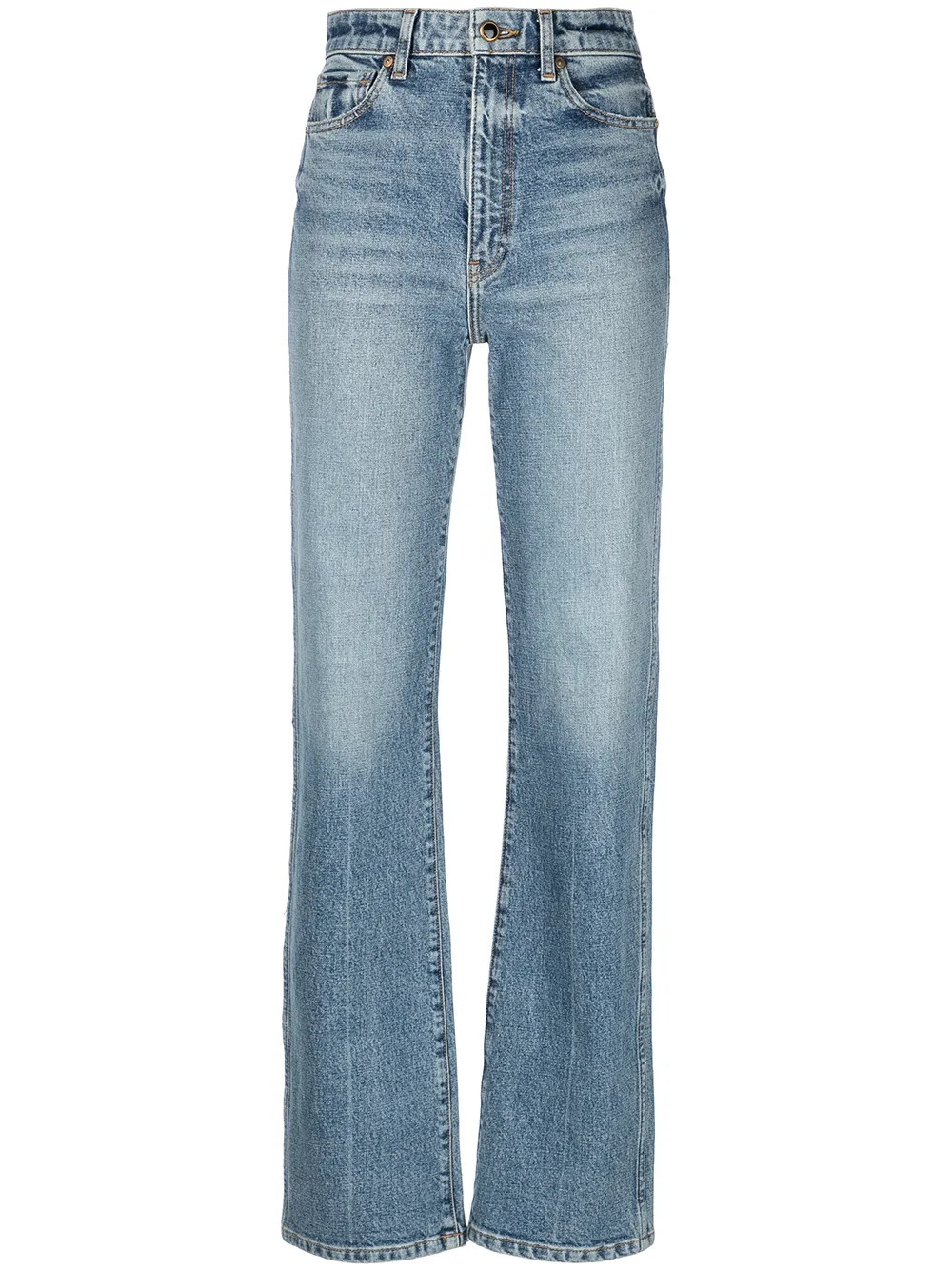 KHAITE The Danielle Jeans - Farfetch | Farfetch Global