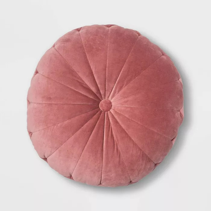 24" Oversize Velvet Round Floor Pillow - Opalhouse™ | Target