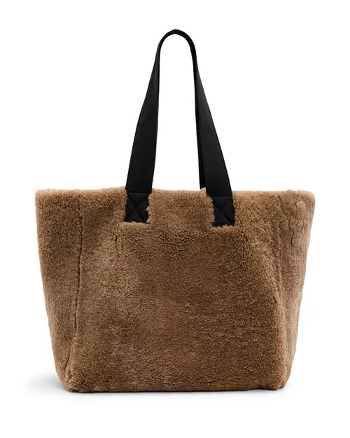 ALLSAINTS Izzy Shearling Leather Tote  | Bloomingdale's Handbags | Bloomingdale's (US)